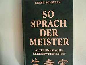 Imagen del vendedor de So sprach der Meister a la venta por ANTIQUARIAT FRDEBUCH Inh.Michael Simon