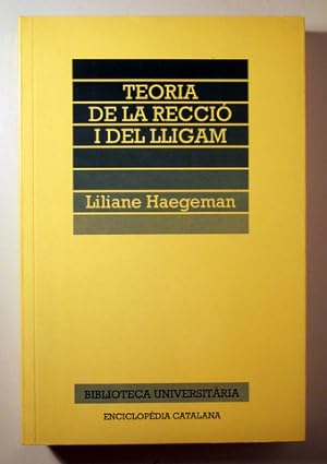 Imagen del vendedor de TEORIA DE LA RECCI I DEL LLIGAM. Introducci a la gramtiva generativa - Barcelona 1993 a la venta por Llibres del Mirall