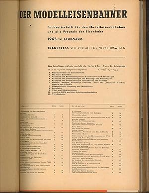 Der Modelleisenbahner. Fachzeitschrift für den Modelleisenbahnbau und alle Freunde der Eisenbahn,...