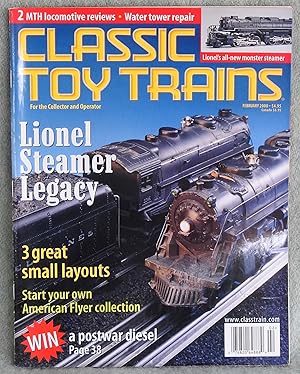 Imagen del vendedor de Classic Toy Trains February 2000 Volume 13 Number 2 a la venta por Argyl Houser, Bookseller