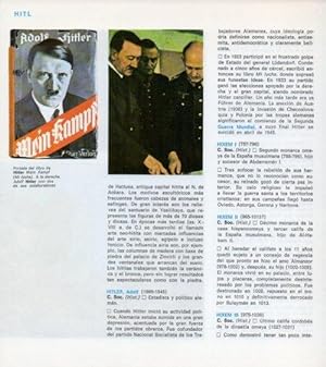 Bild des Verkäufers für LAMINA V13932: Adolf Hitler con sus colaboradores y portada del Mein Kampf zum Verkauf von EL BOLETIN