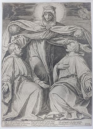 La Madonna protettrice di due Confratelli (verso 1582).