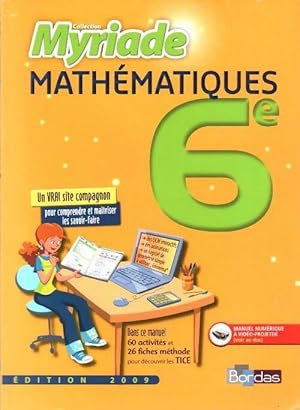 Image du vendeur pour Math?matiques 6e 2009 - Marc Boullis mis en vente par Book Hmisphres