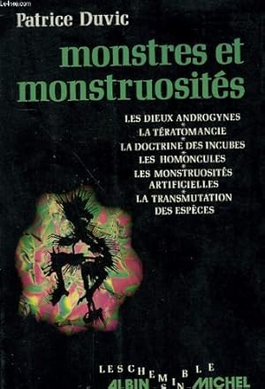 Seller image for Monstres et monstruosites. for sale by Ammareal