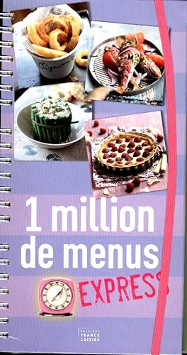 Image du vendeur pour Un million de menus express - Christine Charretton mis en vente par Book Hmisphres