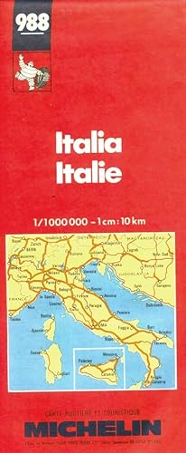 Italie. Carte numéro 988 échelle 1/1000000 - Michelin Travel Publications