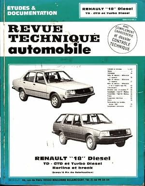 Renault 18 Diesel TF, GTD et Turbo Diesel - Collectif