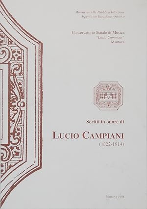 Scritti in onore di Lucio Campiani (1822 1914)