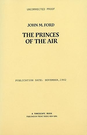 Bild des Verkufers fr THE PRINCES OF THE AIR zum Verkauf von Currey, L.W. Inc. ABAA/ILAB