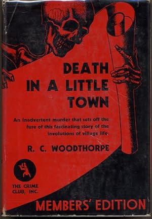 Image du vendeur pour DEATH IN A LITTLE TOWN mis en vente par Currey, L.W. Inc. ABAA/ILAB