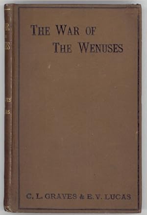 Bild des Verkufers fr THE WAR OF THE WENUSES. Translated from the Artesian of H. G. Pozzuoli . zum Verkauf von Currey, L.W. Inc. ABAA/ILAB