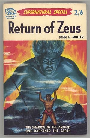 Image du vendeur pour RETURN OF ZEUS by John E. Muller [pseudonym] mis en vente par Currey, L.W. Inc. ABAA/ILAB