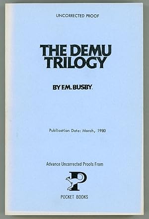 Seller image for THE DEMU TRILOGY for sale by Currey, L.W. Inc. ABAA/ILAB