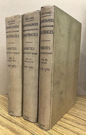 Seller image for MINUTES OF THE COMMISSIONERS FOR DETECTING AND DEFEATING CONSPIRACIES IN THE STATE OF NEW YORK. ALBANY COUNTY SESSIONS, 1778-1781. Edited by Victor Hugo Paltsits, State Historian . for sale by Currey, L.W. Inc. ABAA/ILAB