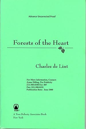 Immagine del venditore per FORESTS OF THE HEART venduto da Currey, L.W. Inc. ABAA/ILAB