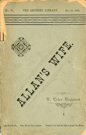 Image du vendeur pour ALLAN'S WIFE . mis en vente par Currey, L.W. Inc. ABAA/ILAB