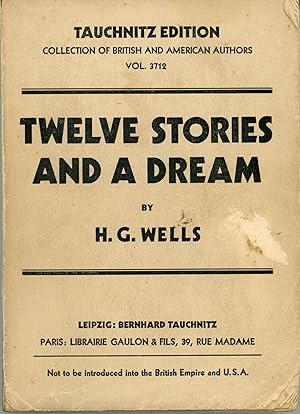 Imagen del vendedor de TWELVE STORIES AND A DREAM a la venta por Currey, L.W. Inc. ABAA/ILAB