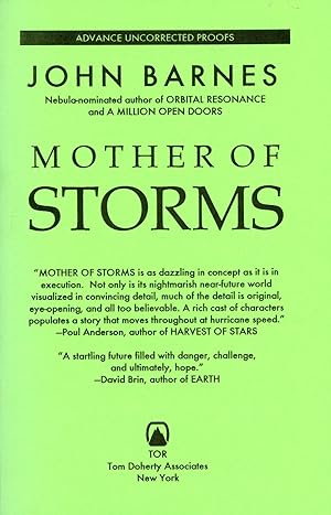 Image du vendeur pour MOTHER OF STORMS mis en vente par Currey, L.W. Inc. ABAA/ILAB