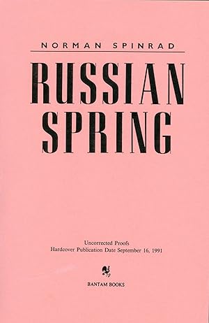 Seller image for RUSSIAN SPRING for sale by Currey, L.W. Inc. ABAA/ILAB