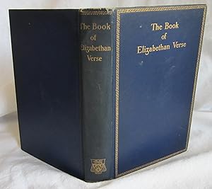 Seller image for The Book of ELIZABETHAN VERSE, 1st Edition HC for sale by Larimar Animal Books