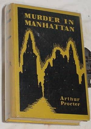 Image du vendeur pour Murder in Manhattan mis en vente par R Bryan Old Books