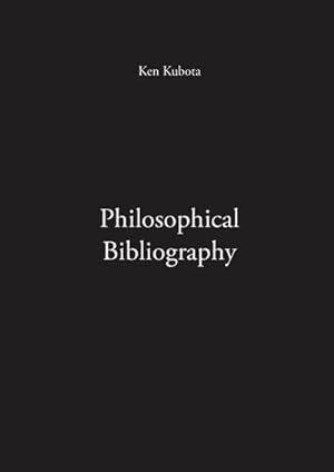 Bild des Verkufers fr Philosophical Bibliography zum Verkauf von AHA-BUCH GmbH