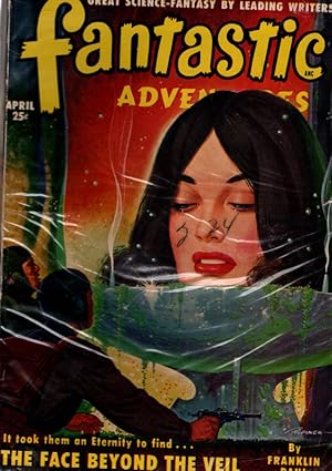 Fantastic Adventures April 1950. The Face Beyond the Veil by Franklin Bahl. Collectible Pulp Fict...