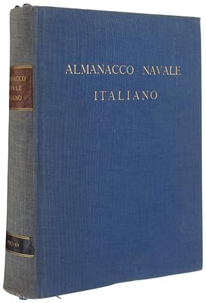 ALMANACCO NAVALE ITALIANO XV - 1937.: