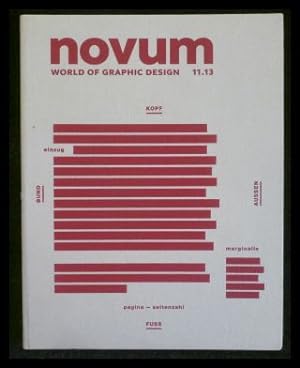 Bild des Verkufers fr novum - World of Graphic Design 11.13 - Book Design (dt./engl.) zum Verkauf von ANTIQUARIAT Franke BRUDDENBOOKS