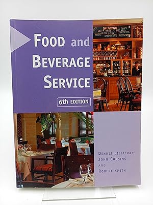 Bild des Verkufers fr Food and Beverage Service Sixth Edition zum Verkauf von Antiquariat Smock