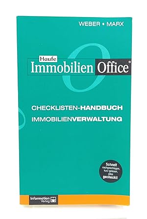 Imagen del vendedor de Checklisten- Handbuch Immobilienverwaltung Schnell nachgeschlagen, kurz gelesen, alles gecheckt! a la venta por Antiquariat Smock