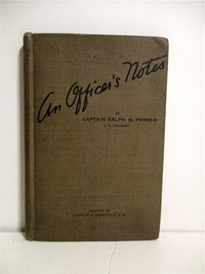 Image du vendeur pour An Officer's Notes. mis en vente par Military Books
