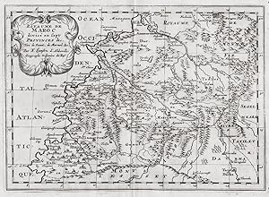 Image du vendeur pour Royaume de Maroc divis en sept provinces &c" - Morocco Marokko North Africa carte map Karte mis en vente par Antiquariat Steffen Vlkel GmbH