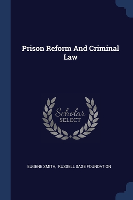 Seller image for Prison Reform And Criminal Law (Paperback or Softback) for sale by BargainBookStores