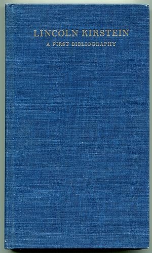 Bild des Verkufers fr Lincoln Kirstein: The Published Writings 1922 - 1977. A First Bibliography zum Verkauf von Between the Covers-Rare Books, Inc. ABAA
