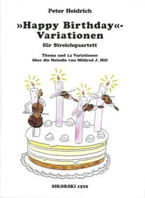 Seller image for Happy Birthday - Variationen, fr Streichquartett, Partitur und Stimmen for sale by AHA-BUCH GmbH