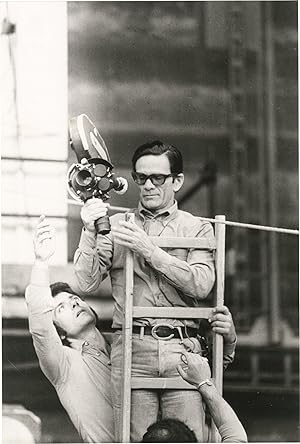 Bild des Verkufers fr Salo, or the 120 Days of Sodom (Original photograph of Pier Paolo Pasolini on the set of the 1975 film) zum Verkauf von Royal Books, Inc., ABAA