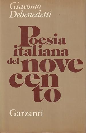 Poesia Italiana del Novecento. Quaderni Inediti