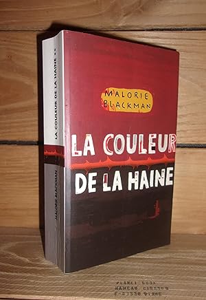 Bild des Verkufers fr LA COULEUR DE LA HAINE - (knife edge) zum Verkauf von Planet's books