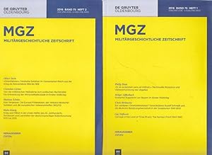 Seller image for MGZ 2016, Band 75, Heft 1 und 2 in 2 Bnden. Militrgeschichtliche Zeitschrift. for sale by Antiquariat Carl Wegner