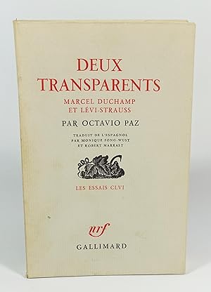 Image du vendeur pour Deux transparents : Marcel Duchamp et Lvi-Strauss mis en vente par Librairie L'Autre sommeil