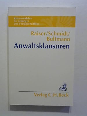 Anwaltsklausuren.