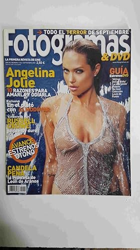 Imagen del vendedor de Revista Fotogramas & DVD: numero 1943 / ao 58, septiembre 2005. Portada: Angelina Jolie a la venta por El Boletin