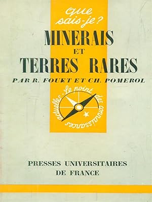 Bild des Verkufers fr Minerais et terres rares zum Verkauf von Librodifaccia