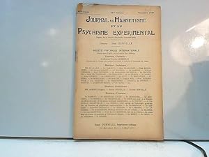 Bild des Verkufers fr [Journal du magntisme et du psychisme experimental] Nov 1927 zum Verkauf von JLG_livres anciens et modernes