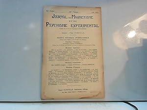 Imagen del vendedor de [Journal du magntisme et du psychisme experimental] Juin 1927 a la venta por JLG_livres anciens et modernes