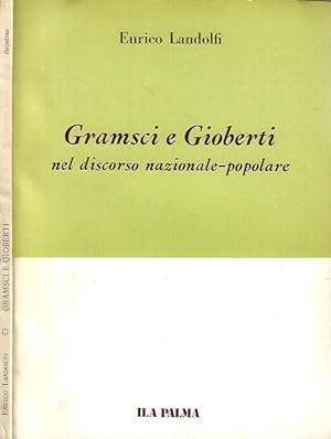 Imagen del vendedor de Gramsci e Gioberti nel discorso nazionale - popolare a la venta por Biblioteca di Babele