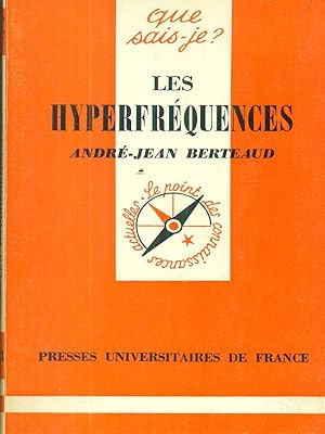 Bild des Verkufers fr Les hyperfrequences zum Verkauf von Librodifaccia