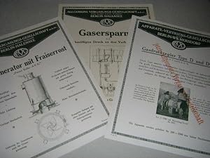 Gasersparnis durch gleichmäßigen Druck an den Verbrauchsstellen/Gasdruckregler Type D und Du/Gasg...