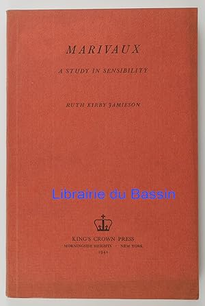 Seller image for Marivaux A study in sensibility for sale by Librairie du Bassin